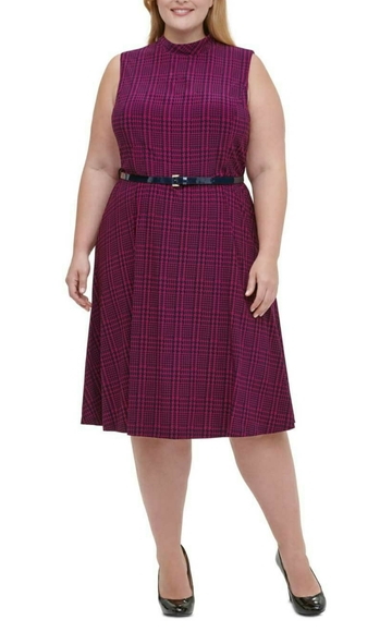 TOMMY HILFIGER HOUNDSTOOTH MOCK NECK - Picture 2 of 2